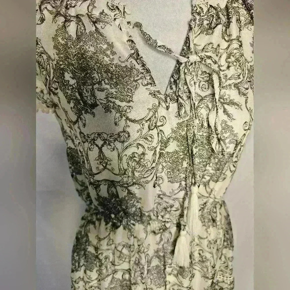 Moon River black and white Bohemian dress size small - Picture 2 of 5